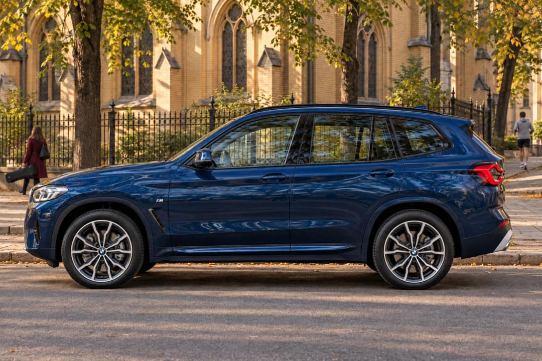 BMW X3 в аренду во Львове&nbsp;— вид сбоку