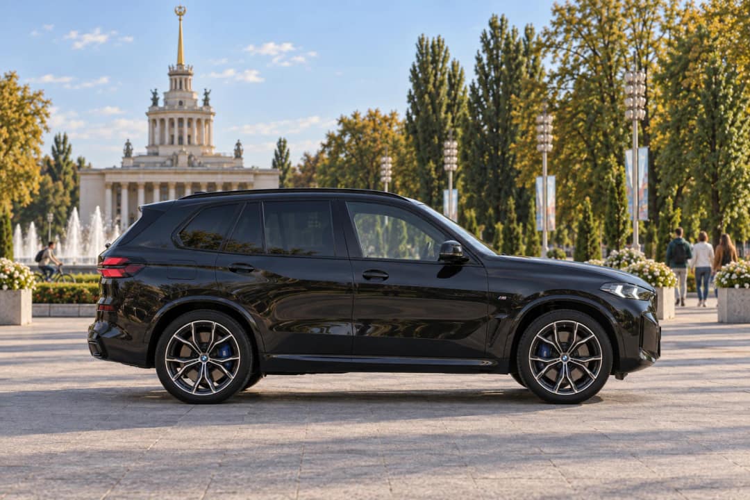 BMW X5, 2026 for rent in Kyiv — side view