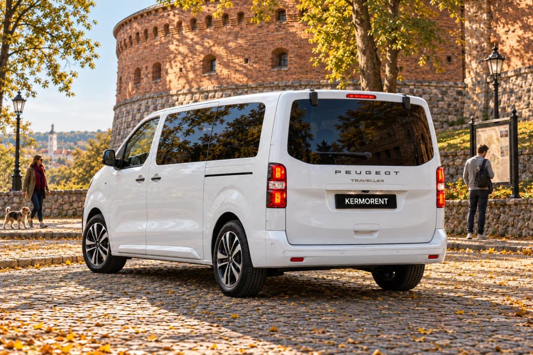 Peugeot Expert Traveller в оренду у Києві&nbsp;— вигляд ззаду