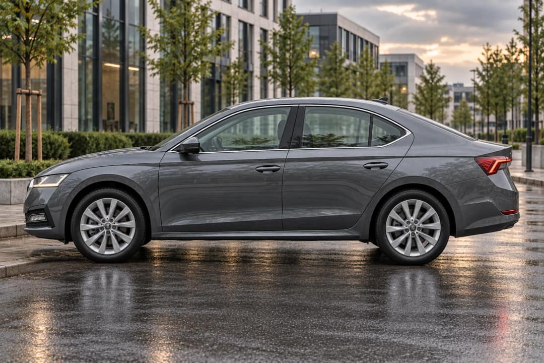 Skoda Octavia в оренду у Львові&nbsp;— вигляд збоку