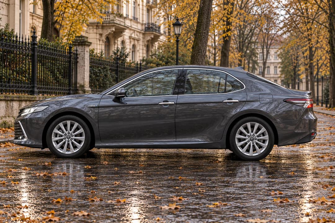 Toyota Camry Hybrid в оренду у Києві&nbsp;— вигляд збоку