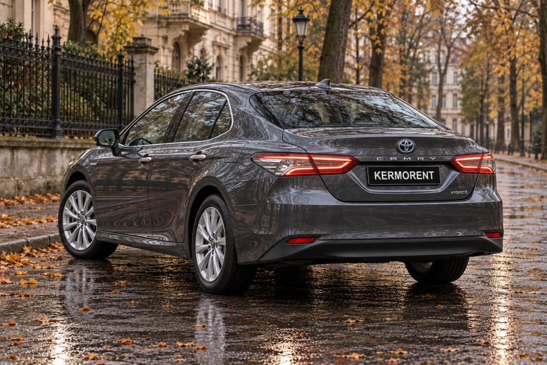 Toyota Camry Hybrid в оренду у Києві&nbsp;— вигляд ззаду