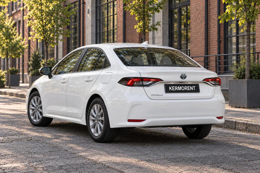 Toyota Corolla в оренду у Києві — вигляд ззаду