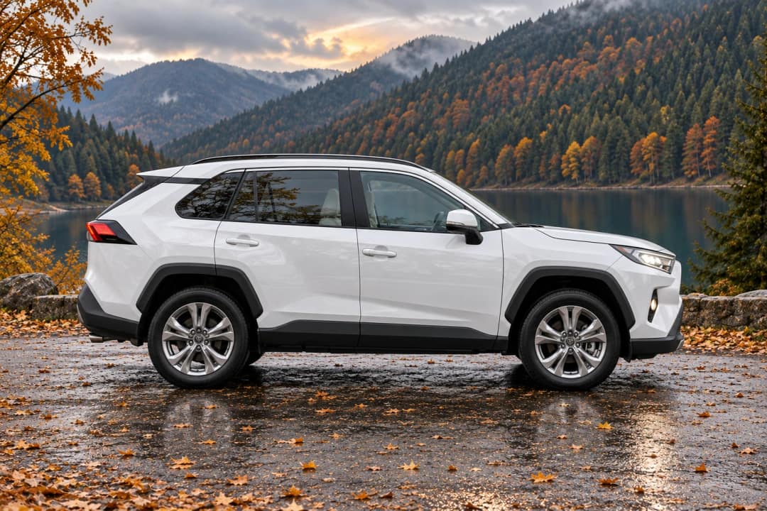 Toyota RAV4 в оренду у Києві&nbsp;— вигляд збоку