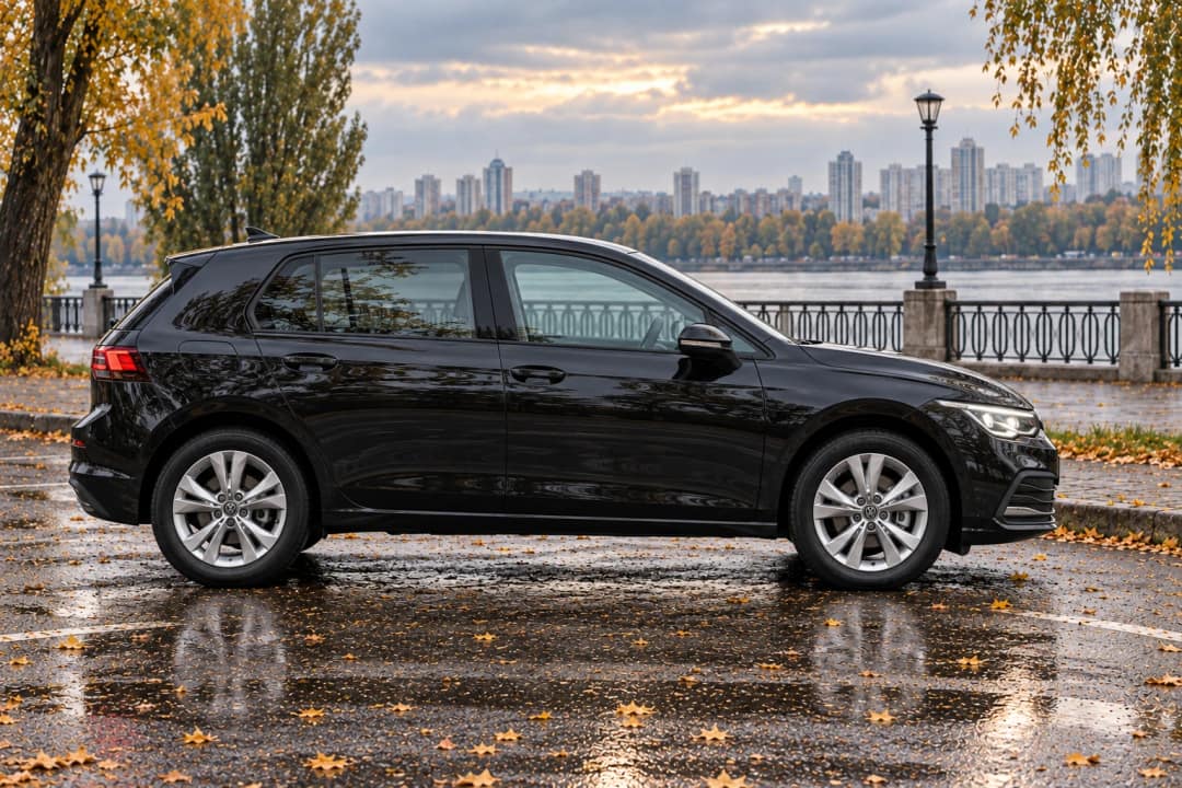 VW Golf в оренду у Києві&nbsp;— вигляд збоку