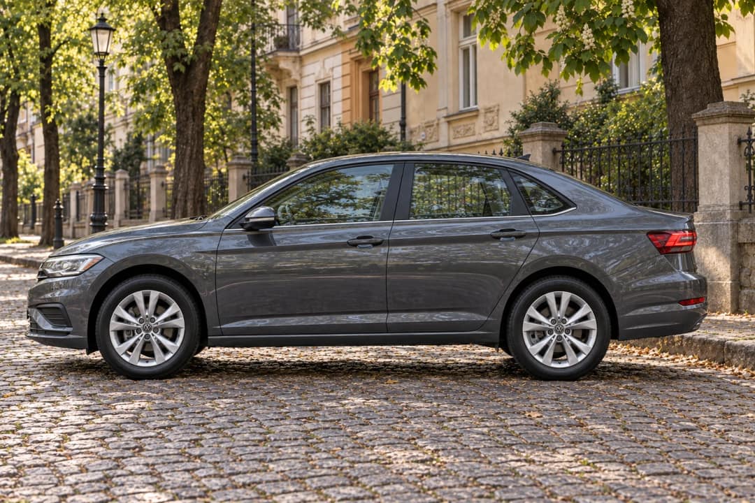 VW Jetta for rent in Kyiv&nbsp;— side view