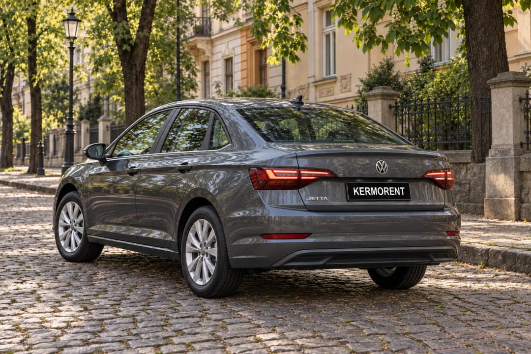 VW Jetta for rent in Kyiv&nbsp;— rear view