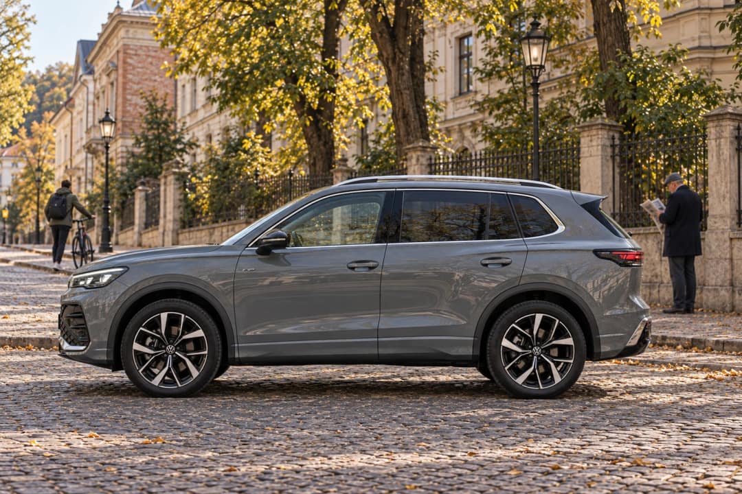 VW Tiguan в оренду у Львові&nbsp;— вигляд збоку