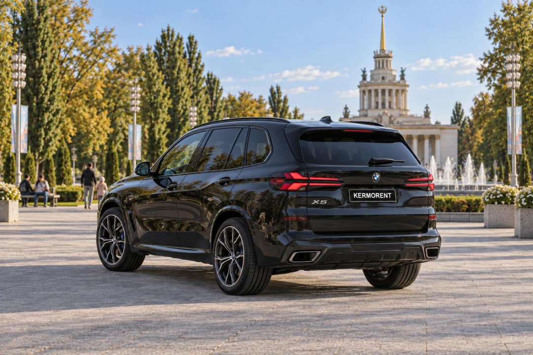 BMW X5, 2026 for rent in Kyiv — rear view