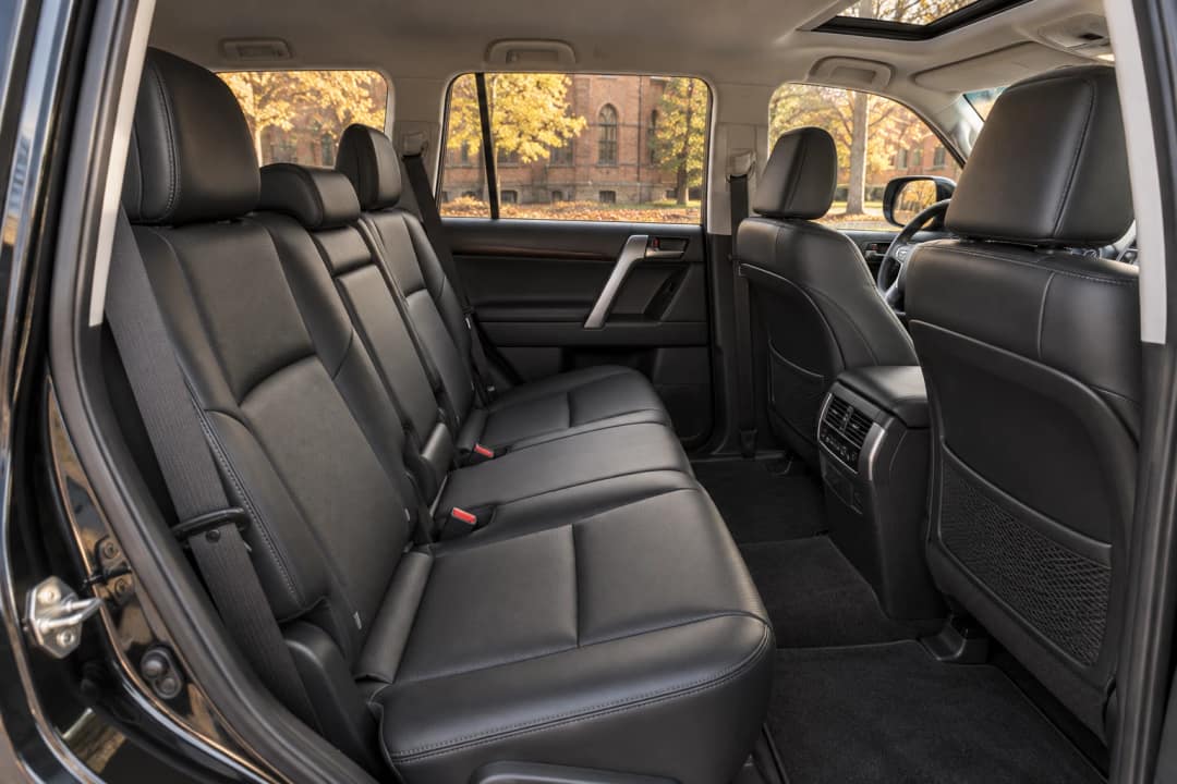 Toyota Prado 150 for rent in Kyiv — rear seats